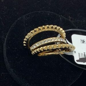 (3) Nordstrom Elegant Gold-Tone Women's Ring